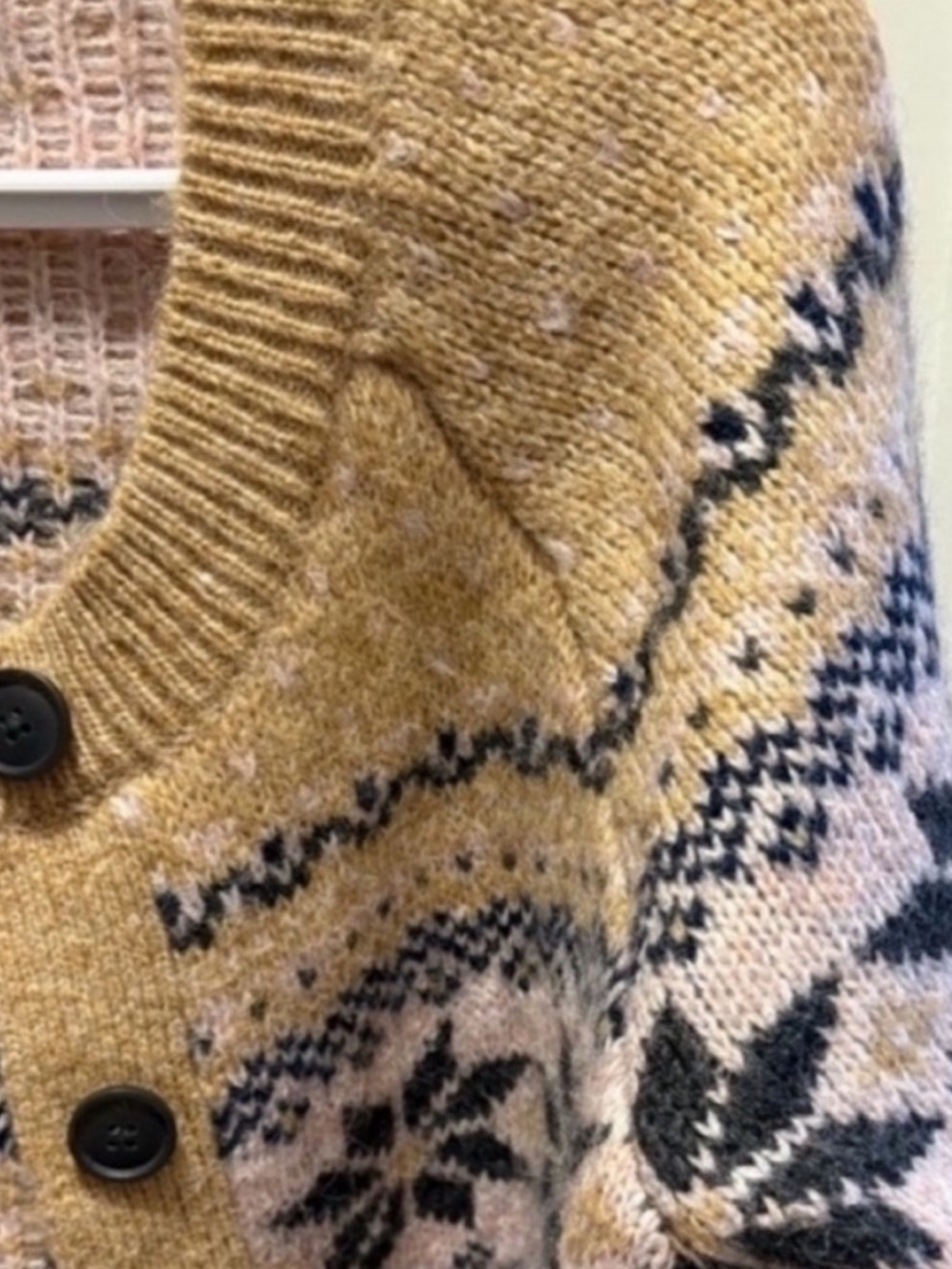 Old Navy Holiday Fair Isle Cardigan Sweater - Picture 7 of 8
